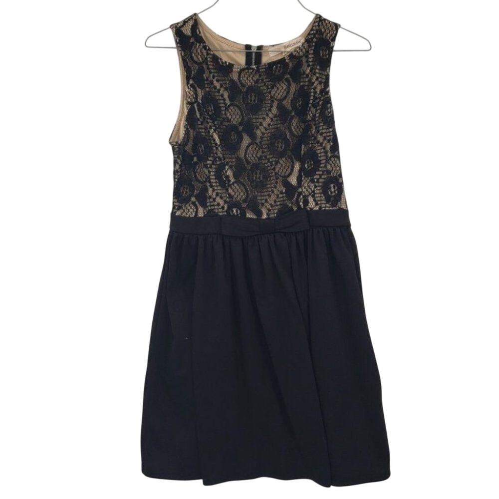 REWIND Lace Top Black Dress - Women's Medium - Grunge